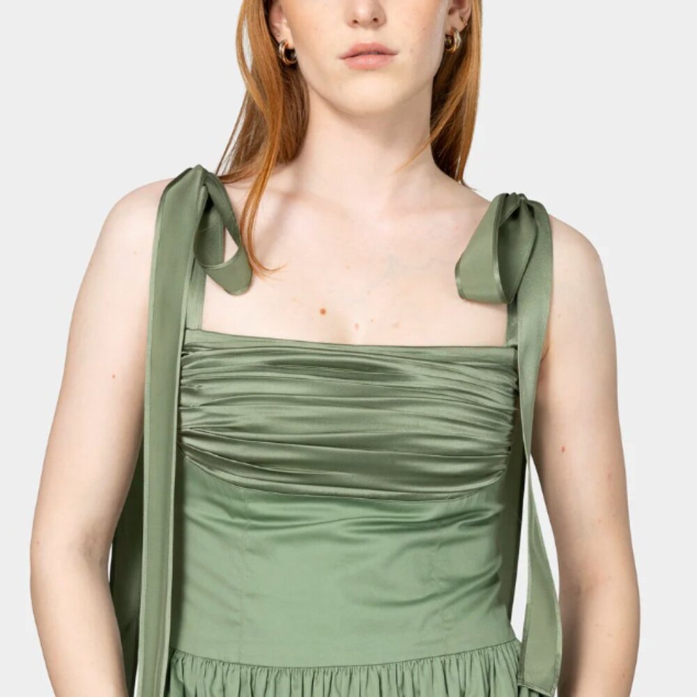 Murlong Cres Elsa Maxi Dress Sage